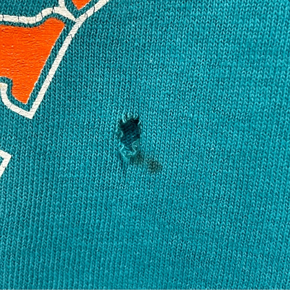 Vintage 1994  Nutmeg Miami Dolphins NFL T-shirt Size Large - Picture 7 of 12